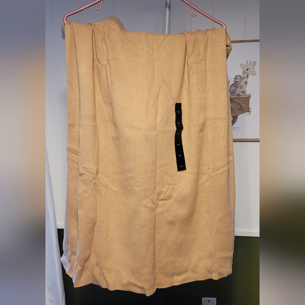 Tan Wool Skirt